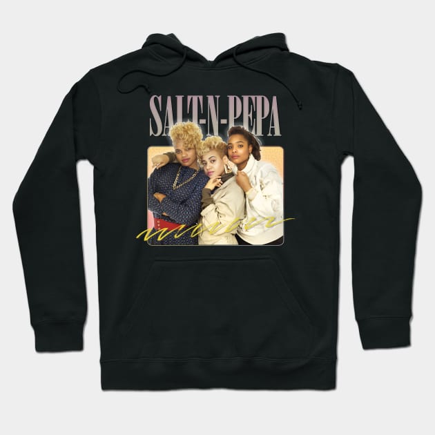 Salt N Pepa --- 80s Aesthetic Design Hoodie by DankFutura